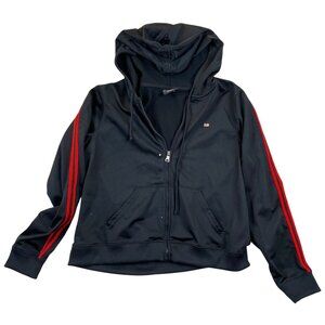 Polo Jeans Co. Ralph Lauren Mens Hoodie Sweatshirt XL Black Hoodie FLAWS
